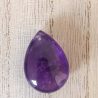 Pendentif pierre naturelle "goutte d'eau" AMÉTHYSTE