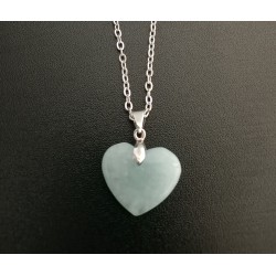 Pendentif pierre naturelle AIGUE MARINE