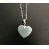Pendentif pierre naturelle AIGUE MARINE