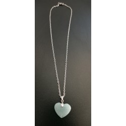 Pendentif pierre naturelle AIGUE MARINE