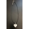 Pendentif pierre naturelle PIERRE DE LUNE BLEUTÉ